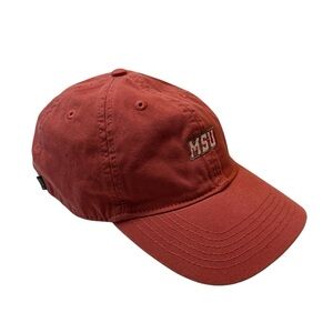 Legacy MSU Trucker Hat Adjust Strap Orange Unisex Cap EUC